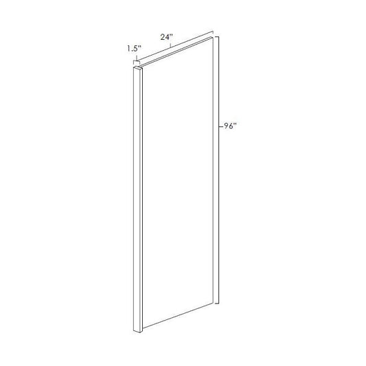 Norris Grey Refrigerator End Panel