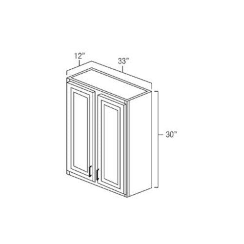 Weston Shaker 33" x 30" Wall Cabinet