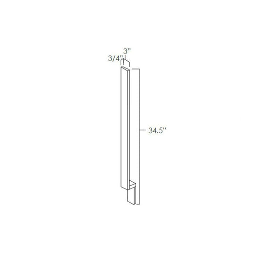 Smoky Gray Base Filler 6" x 34-1/2"