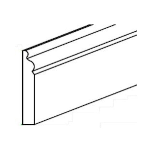 Espresso Shaker Decorative Base Board 4-1/2" x 3/4" x 96"