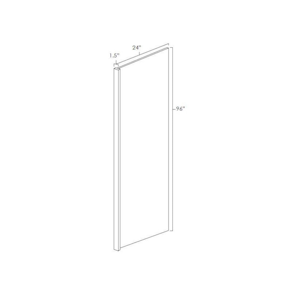 Sage Green Shaker Refrigerator End Panel