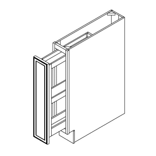 Weston Shaker 12" Spice Rack/Pull Out Base Cabinet