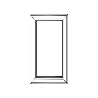 Unfinished Shaker 12" x 18" Decorative Panel