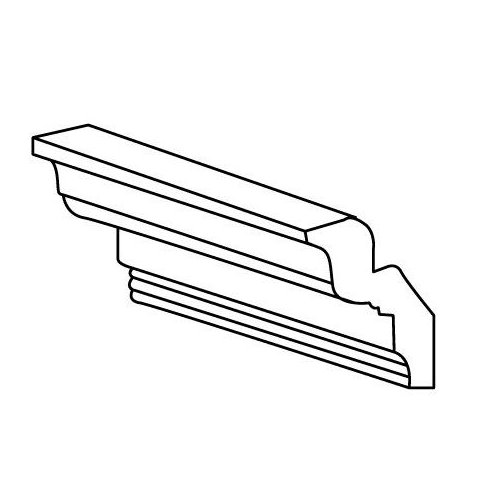 Natural Shaker 8' Crown Molding