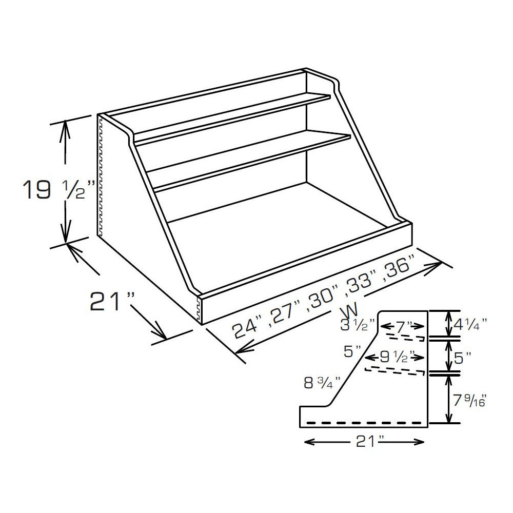 Pot & Pan Roll Out Kit For B36