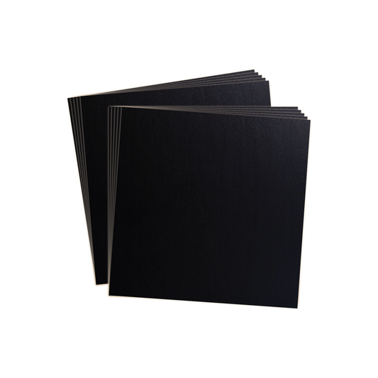 Black Shaker 4" x 4" Color Swatch Set (10-Pack)