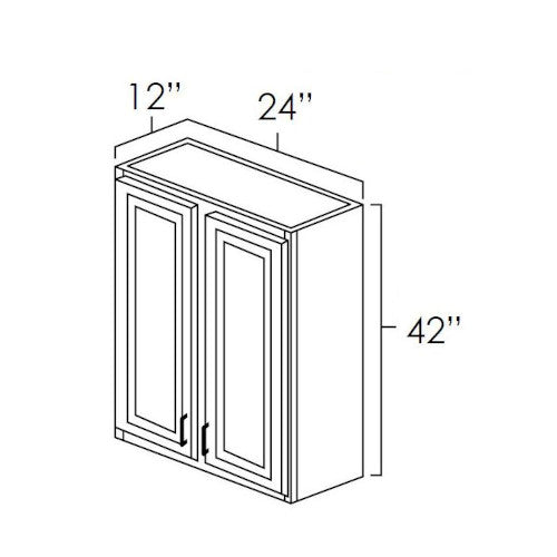 Weston Shaker 24" x 42" Wall Cabinet