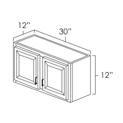 Weston Shaker 30" x 12" Wall Cabinet