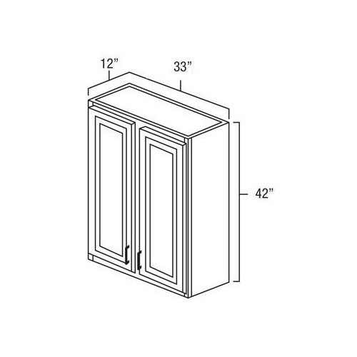 Weston Shaker 33" x 42" Wall Cabinet