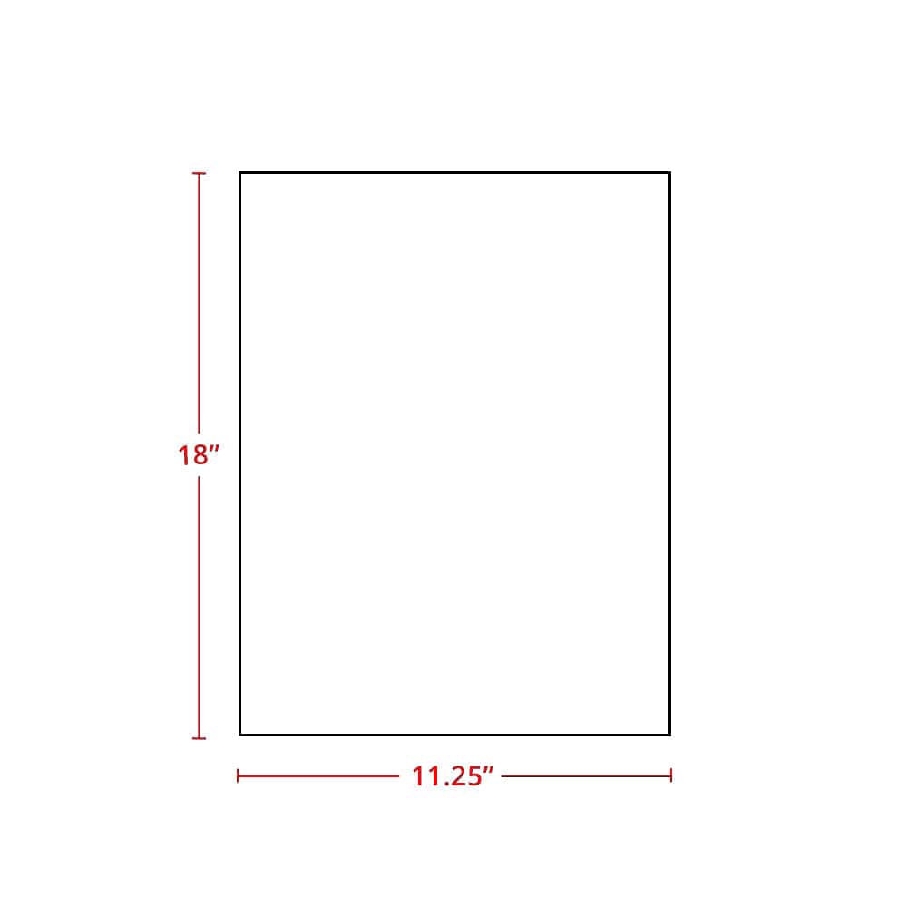 Rustic White Oak AccessoriesRustic White Oak 12" x 18" Wall End Panel