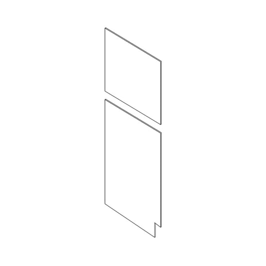 Rustic White Oak AccessoriesRustic White Oak 96" Tall End Panel (Right)