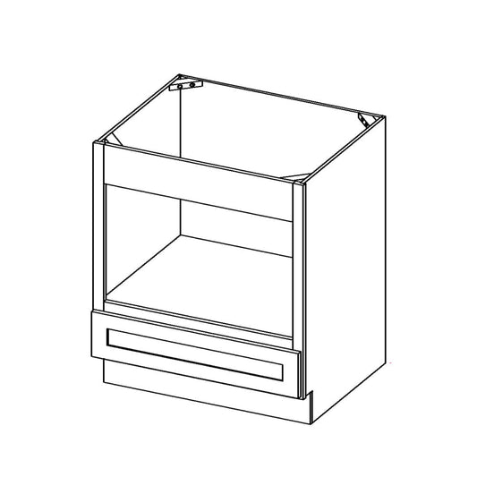 Rustic White Oak Base CabinetsRustic White Oak 33" Microwave Base Cabinet