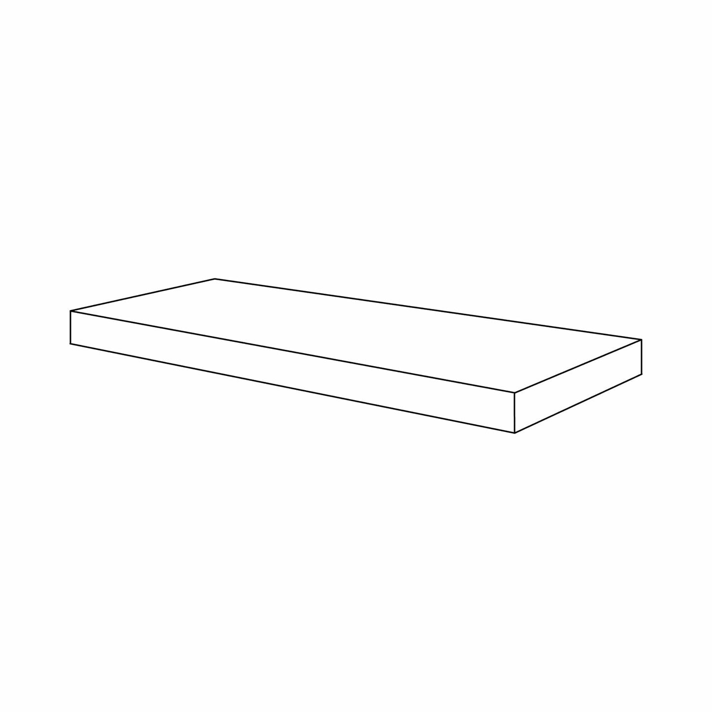 Rustic White Oak Floating ShelvesRustic White Oak 42" Floating Shelf