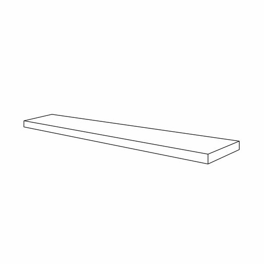 Rustic White Oak Floating ShelvesRustic White Oak 84" Floating Shelf