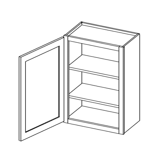 Rustic White Oak Wall CabinetsRustic White Oak 24" x 30" Wall Cabinet