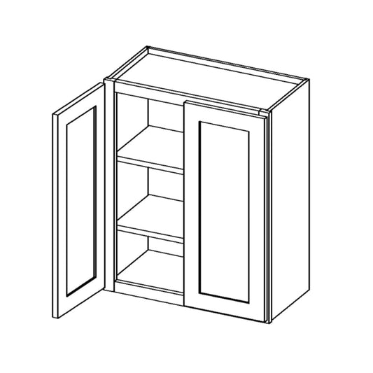 Rustic White Oak Wall CabinetsRustic White Oak 30" x 30" Wall Cabinet