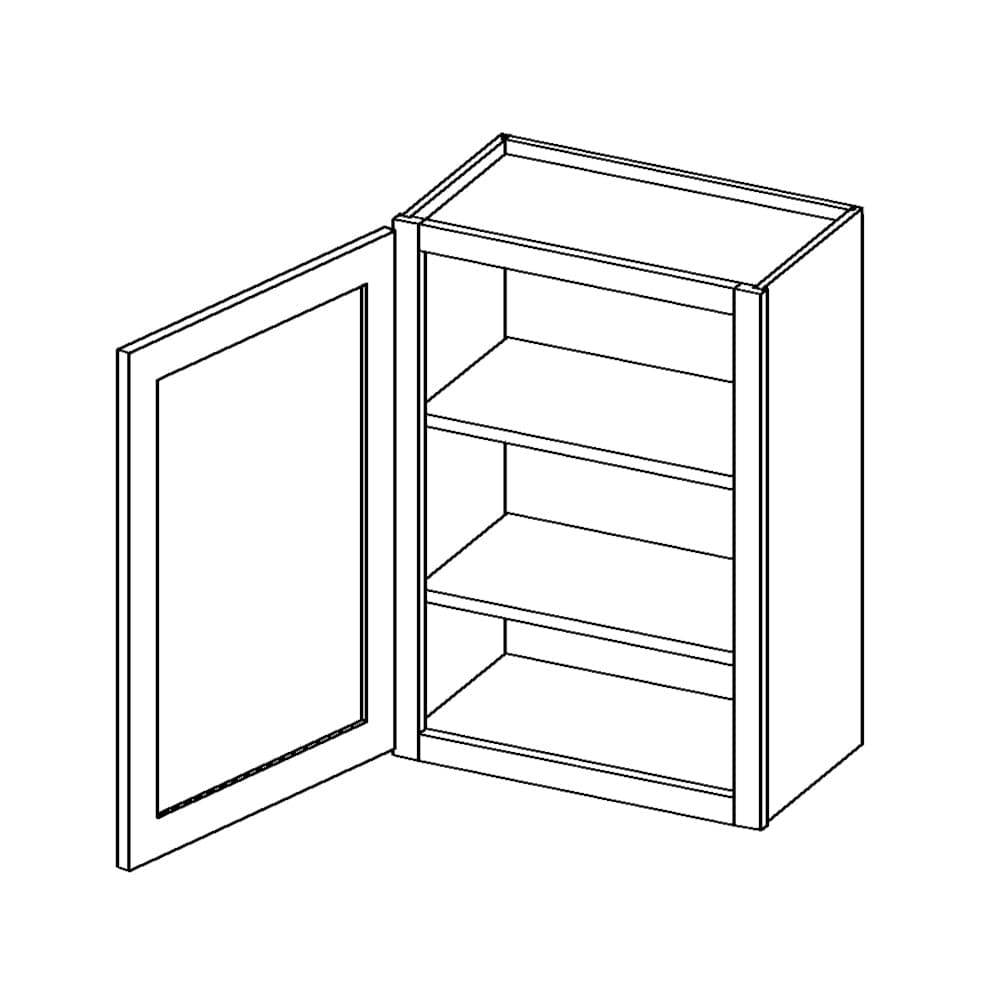 Rustic White Oak Wall CabinetsRustic White Oak 9" x 30" Wall Cabinet