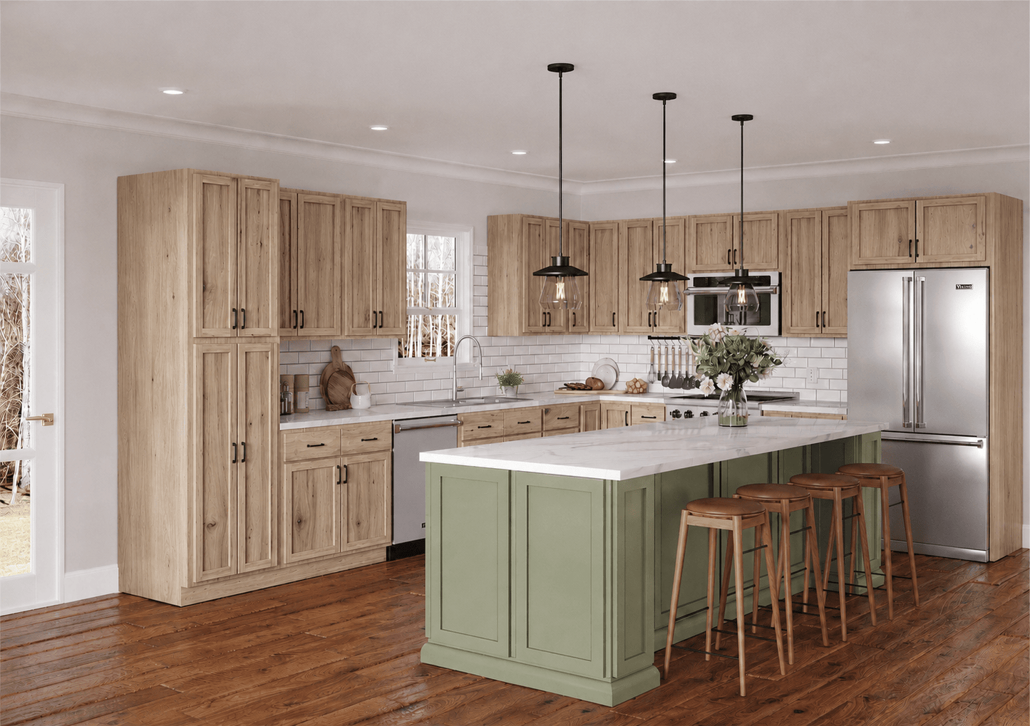 Rustic White Oak Sample DoorRustic White Oak Door Sample