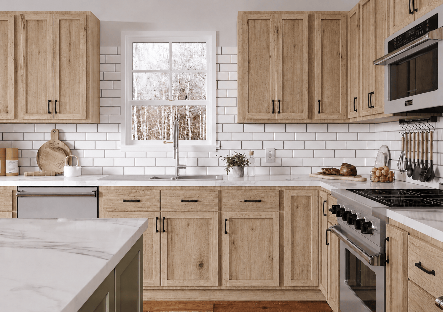 Rustic White Oak Sample DoorRustic White Oak Door Sample