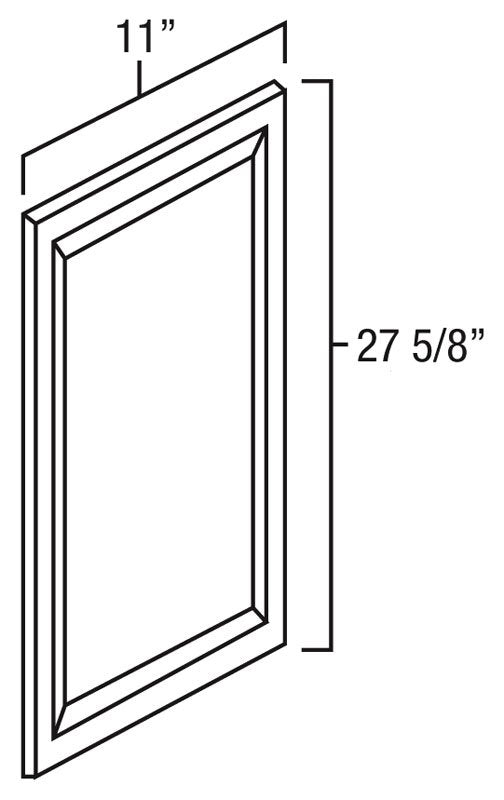 Sage Green Shaker 12" x 30" Decorative Panel