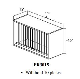 West Point Grey 30" x 15" Plate Rack