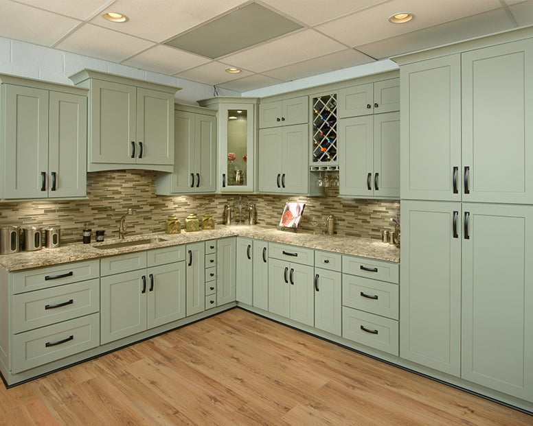 Sage Green Shaker – CK Cabinetry