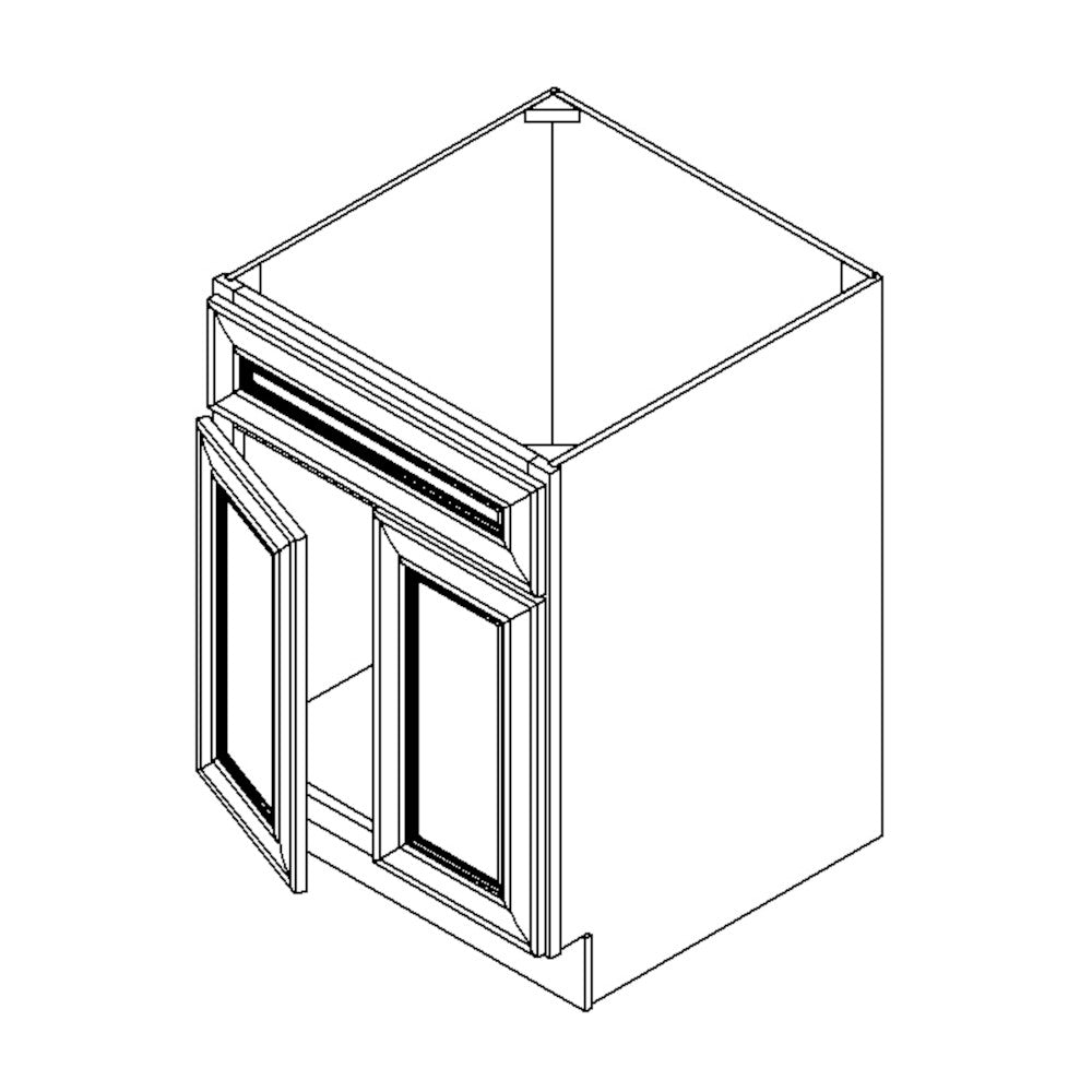 Cream White Shaker 30" Bathroom Vanity
